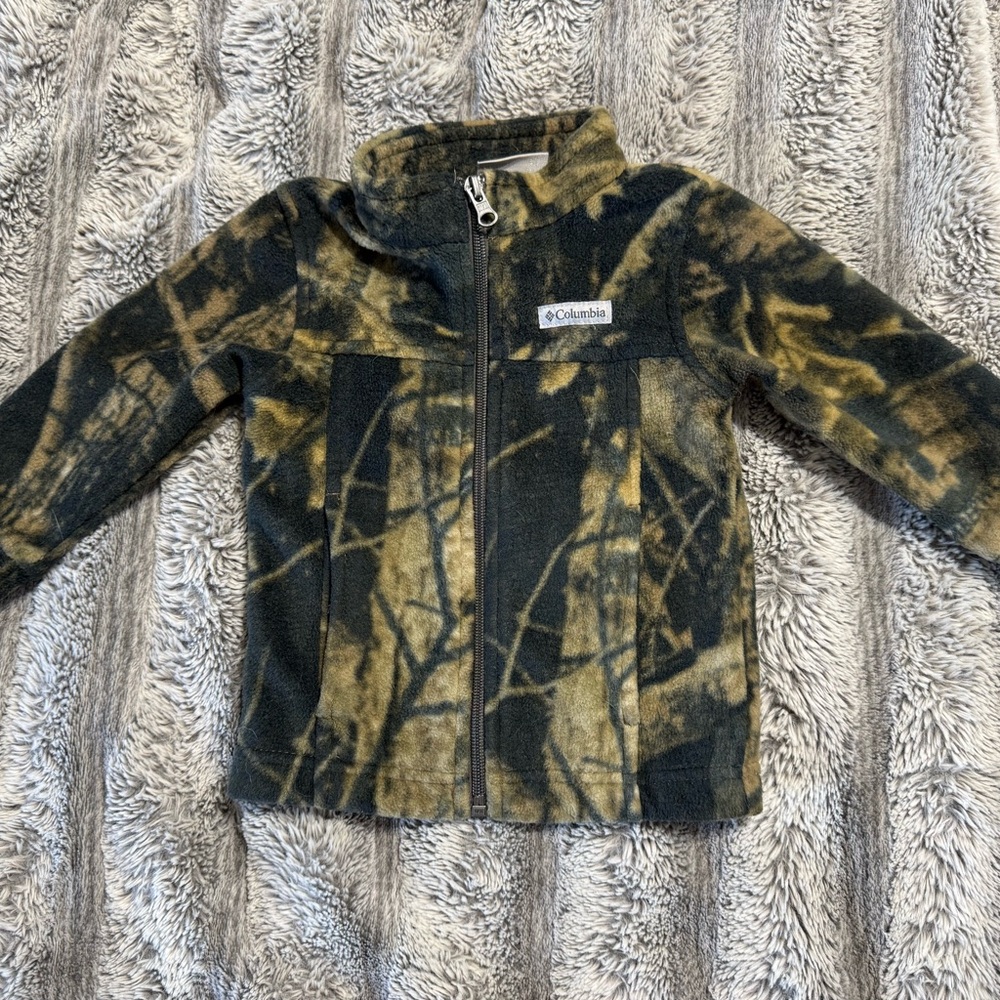 Columbia Kids' Woodland Camo Fleece Hoodie